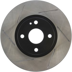 Mazda Miata Brake Rotor (1) - Front Right - Stoptech - Slotted - Black - `01-`05 Mazda Miata Brake Rotor (1) - Front Right - Stoptech - Slotted - Black - `01-`05