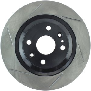 Mazda Miata Brake Rotor (1) - Rear Right - Stoptech - Slotted Sport - Black - `01-`05 Mazda Miata Brake Rotor (1) - Rear Right - Stoptech - Slotted Sport - Black - `01-`05