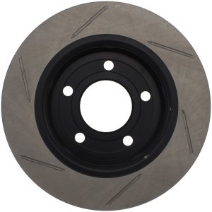 Mazda 3 Brake Rotor (1) - Rear Right - Stoptech - Slotted - Black - `04-`13