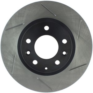 Mazda MX-5 Brake Rotor (1) - Front Left - Stoptech - Slotted Sport - Black - `10-`15 Mazda MX-5 Brake Rotor (1) - Front Left - Stoptech - Slotted Sport - Black - `10-`15