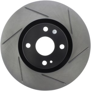 Mazda MX-5 Miata Brake Rotor (1) - Front Driver Side - Stoptech - Slotted Sport - Black - `16-`18 Mazda MX-5 Miata Brake Rotor (1) - Front Driver Side - Stoptech - Slotted Sport - Black - `16-`18