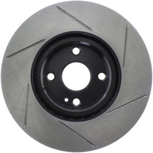 Mazda MX-5 Brake Rotor (1) - Front Passenger Side - Stoptech - Slotted Sport - Black E-Coated - `16-`18