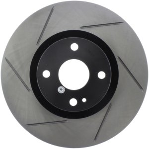 Mazda MX-5 Brake Rotor (1) - Front Passenger Side - Stoptech - Slotted Sport - Black E-Coated - `16-`18 Mazda MX-5 Brake Rotor (1) - Front Passenger Side - Stoptech - Slotted Sport - Black E-Coated - `16-`18