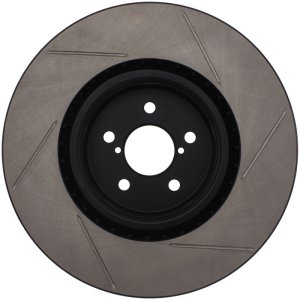 Toyota GR86 Brake Rotor (1) - Front Right - Stoptech - Slotted Sport - Black - `19-`20
