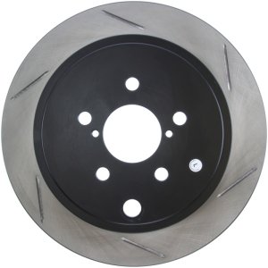 Toyota GR86 Brake Rotor (1) - Rear Left - Stoptech - Slotted Sport - Black - `17-`20