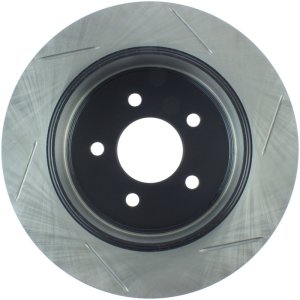 Ford Crown Victoria Brake Rotor (1) - Rear Right - Stoptech - Slotted Sport Rotors - Black - `03-`11
