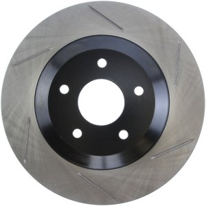 Cadillac XLR Brake Rotor (1) - Front Left - Stoptech - Slotted Sport - Black - `04-`09