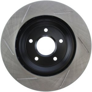 Cadillac XLR Brake Rotor (1) - Front Left - Stoptech - Slotted Sport - Black - `04-`09