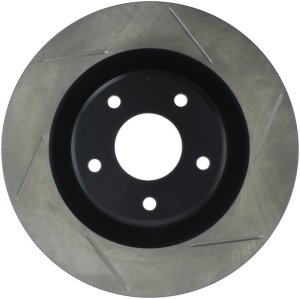Cadillac XLR Brake Rotor (1) - Front Left - Stoptech - Slotted Sport - Black - `05-`07