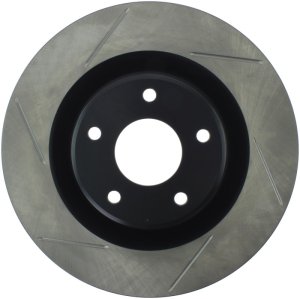 Cadillac XLR Brake Rotor (1) - Front Right - Stoptech - Slotted Sport - Black - `05-`07