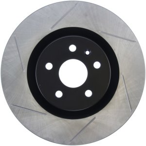Buick Regal Brake Rotor (1) - Front Right - Stoptech - Slotted Sport - Black - `12-`13