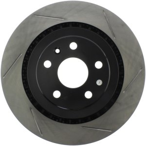 Cadillac ATS Brake Rotor - Rear Left - Stoptech - Sport Slotted - Black - `16-`19