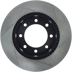 Ford F-250 Super Duty Brake Rotors (1) - Front Right - Stoptech - Slotted Sport - Black - `05-`13