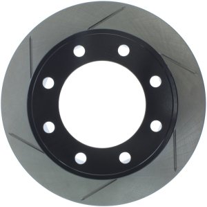 Ford F-250 Super Duty Brake Rotor (1) - Rear Right - Stoptech - Slotted Sport - Black - `05-`13 Ford F-250 Super Duty Brake Rotor (1) - Rear Right - Stoptech - Slotted Sport - Black - `05-`13