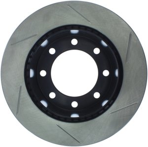 Ford F-250 Super Duty Brake Rotor (1) - Rear Right - Stoptech - Slotted Sport - Black - `05-`13 Ford F-250 Super Duty Brake Rotor (1) - Rear Right - Stoptech - Slotted Sport - Black - `05-`13