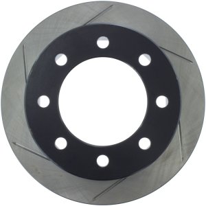GMC Sierra 3500 HD Brake Rotor (1) - Rear Right - Stoptech - Slotted Sport - Black - `07-`10