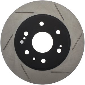 Chevrolet Avalanche Brake Rotor (1) - Front Right - Stoptech - Slotted Sport - Black - `07-`13