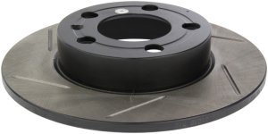 Volkswagen Clasico Brake Rotor (1) - Rear Right - Stoptech - Slot/Drill Rotor - Black - `11-`15