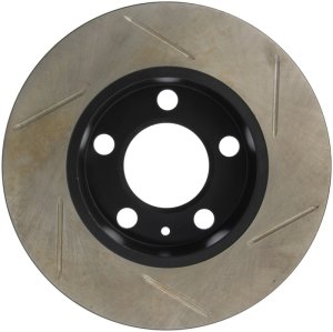 Volkswagen Clasico Brake Rotor (1) - Rear Right - Stoptech - Slot/Drill Rotor - Black - `11-`15