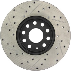 Audi A3 Brake Rotors (2) - Front and Rear - Stoptech - Slot & Drill - `10-`19