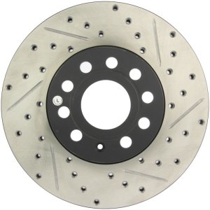 Audi A3 Brake Rotors (2) - Front and Rear - Stoptech - Slot & Drill - `10-`19