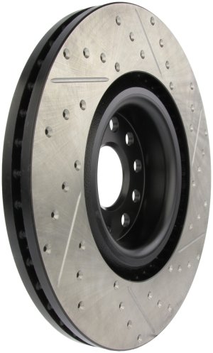 Volkswagen R32 Brake Rotor (1) - Front Right - Stoptech - Slotted & Drilled - 2008 Volkswagen R32 Brake Rotor (1) - Front Right - Stoptech - Slotted & Drilled - 2008