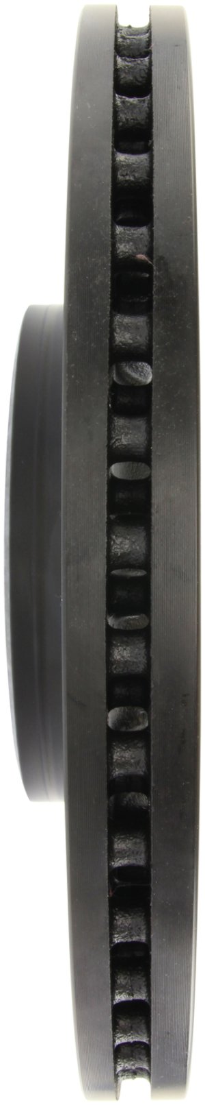 Audi A6 Brake Rotor (1) - Front Right - Stoptech - Drilled & Slotted - Black - `14-`19