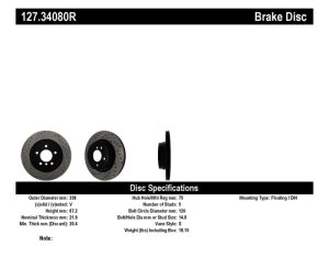 BMW 3 Series Brake Rotor (1) - Rear Right - Stoptech - Slotted & Drilled - Black - 2006 BMW 3 Series Brake Rotor (1) - Rear Right - Stoptech - Slotted & Drilled - Black - 2006