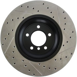 BMW 3 Series Brake Rotor (1) - Front Right - Stoptech - Slotted & Drilled - `09-`11 BMW 3 Series Brake Rotor (1) - Front Right - Stoptech - Slotted & Drilled - `09-`11