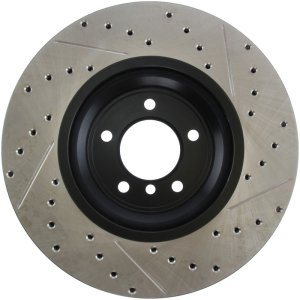 BMW 3 Series Brake Rotor (1) - Front Right - Stoptech - Slotted & Drilled - `09-`11 BMW 3 Series Brake Rotor (1) - Front Right - Stoptech - Slotted & Drilled - `09-`11