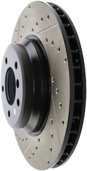 BMW 335i Brake Rotor (1) - Front Right - Stoptech - Slotted & Drilled - `07-`13 BMW 335i Brake Rotor (1) - Front Right - Stoptech - Slotted & Drilled - `07-`13