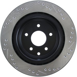 Infiniti G37 Brake Rotor (1) - Rear Right - Stoptech - Slotted & Drilled Sport Rotor - `09-`13 Infiniti G37 Brake Rotor (1) - Rear Right - Stoptech - Slotted & Drilled Sport Rotor - `09-`13