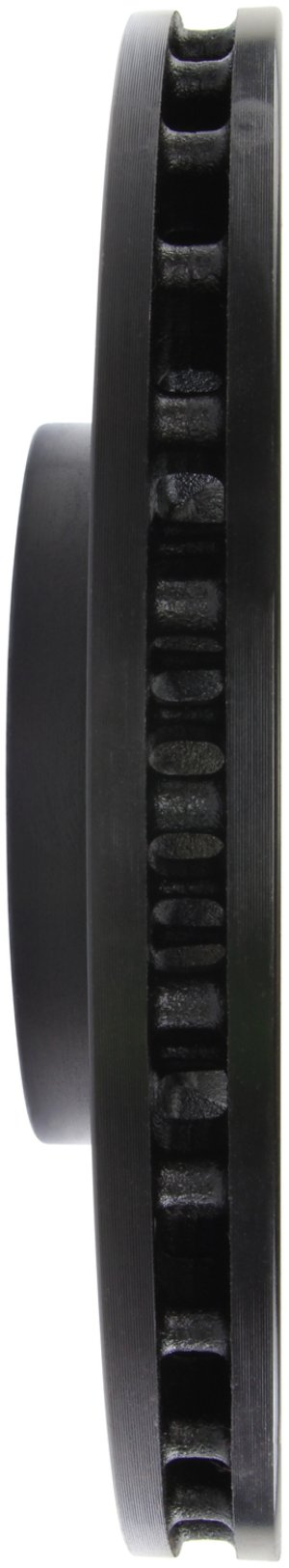 Subaru WRX STI Brake Rotor (1) - Front Right - Stoptech - Slotted & Drilled - Black - `13-`17