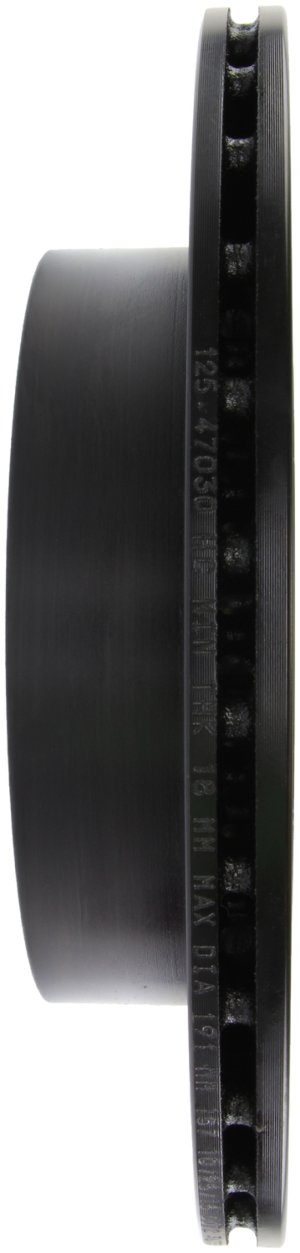 Subaru WRX STI Brake Rotor (1) - Rear Left - Stoptech - Slotted & Drilled Sport - Black - `13-`17