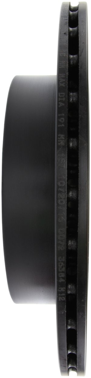 Subaru WRX STI Brake Rotor (1) - Rear Right - Stoptech - Slotted & Drilled - Black E-Coated - `13-`17