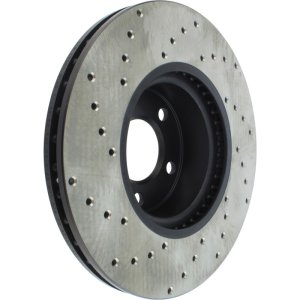 BMW X4 Brake Rotor (1) - Front Left - Stoptech - Sport Cryo Drilled - Black - `15-`16