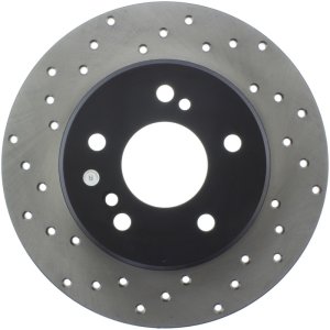 Mercedes-Benz C Class Brake Rotor (1) - Rear Right - Stoptech - Drilled Sport - Black - `96-`00 Mercedes-Benz C Class Brake Rotor (1) - Rear Right - Stoptech - Drilled Sport - Black - `96-`00