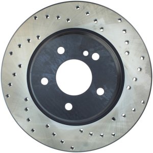 Mercedes-Benz E430 Brake Rotor (1) - Rear Left - Stoptech - Drilled - `00-`02 Mercedes-Benz E430 Brake Rotor (1) - Rear Left - Stoptech - Drilled - `00-`02