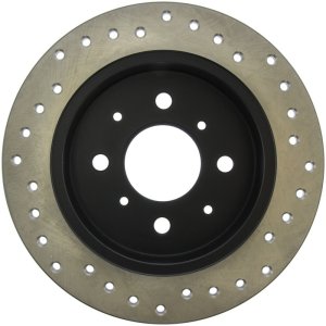 Acura Integra Brake Rotor (1) - Rear Right - Stoptech - Drilled Sport - `90-`01