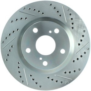 Toyota Camry Brake Rotor (1) - Front Left - Stoptech - Select Sport Drilled & Slotted - `07-`17