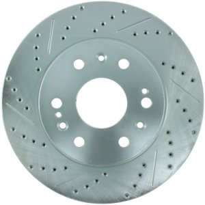 Cadillac Escalade EXT Brake Rotor (1) - Front Right - Stoptech - Select Sport, Drilled & Slotted - Zinc Coated - `07-`13