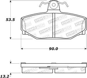 Volvo V70 Brake Pads - Stoptech - Street - `98-`00 Volvo V70 Brake Pads - Stoptech - Street - `98-`00