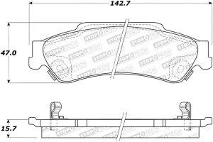 Chevrolet S10 Brake Pads - Stoptech - Street - `98-`04 Chevrolet S10 Brake Pads - Stoptech - Street - `98-`04