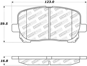 Toyota Corolla Brake Pads - Stoptech - Street Touring - `03-`08