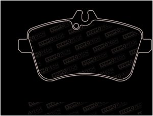 Mercedes-Benz B200 Brake Pads - Front - Stoptech - Street - `06-`11