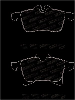 Chevrolet Astra Brake Pads - Front - Stoptech - Street - `00-`08