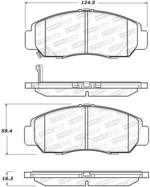 Honda BR-V Brake Pads - Rear - Stoptech - Street - `18-`20 Honda BR-V Brake Pads - Rear - Stoptech - Street - `18-`20