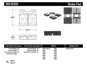 Volkswagen Sedan Brake Pads - Stoptech - Performance - `95-`04