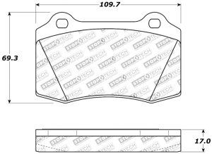 Ferrari F430 Brake Pads - Stoptech - Sport - 2006 Ferrari F430 Brake Pads - Stoptech - Sport - 2006