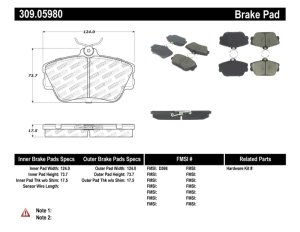 Lincoln Continental Brake Pads - Stoptech - Sport - `95-`02